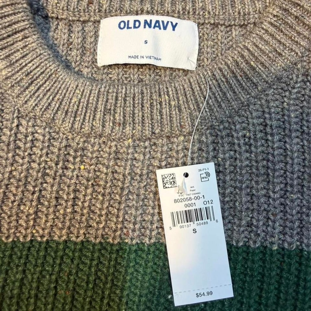 Old Navy Striped Sweater (S) – New With Tags - Picture 4 of 5